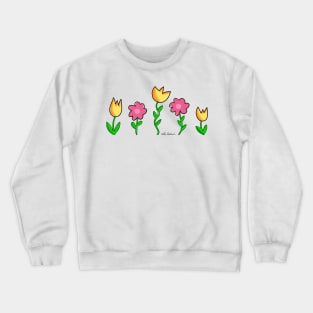 Floating Flowers Crewneck Sweatshirt